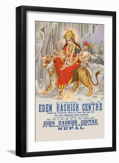 Eden Hashish Center-Yozendra Rastosa-Framed Art Print