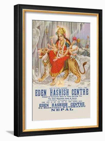 Eden Hashish Center-Yozendra Rastosa-Framed Art Print