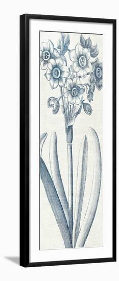 Eden I  Indigo and White-Hugo Wild-Framed Art Print