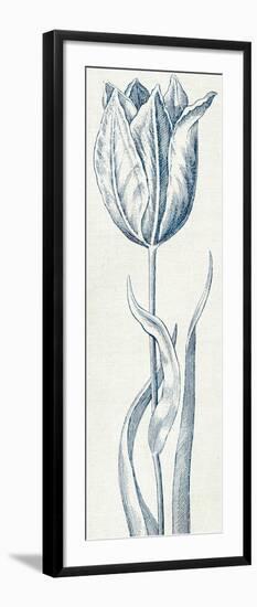 Eden IV  Indigo and White-Wild Apple Portfolio-Framed Art Print