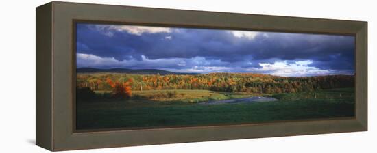 Eden, View of Field, Northeast Kingdom, Vermont, USA-Walter Bibikow-Framed Premier Image Canvas