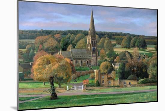 Edensor, Chatsworth Park, Derbyshire, 2009-Trevor Neal-Mounted Giclee Print