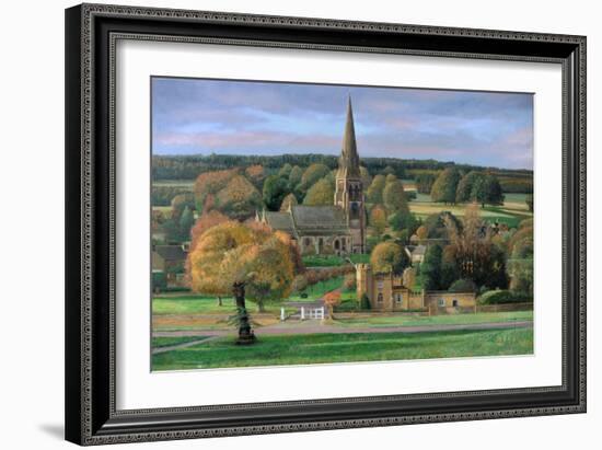 Edensor, Chatsworth Park, Derbyshire, 2009-Trevor Neal-Framed Giclee Print