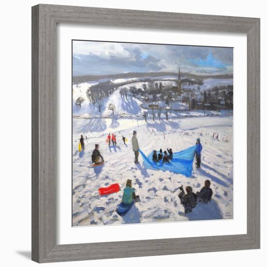 Edensor Village, Chatsworth, 2010-Andrew Macara-Framed Giclee Print