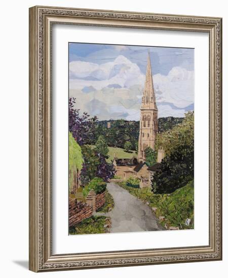 Edensor Village-Kirstie Adamson-Framed Giclee Print