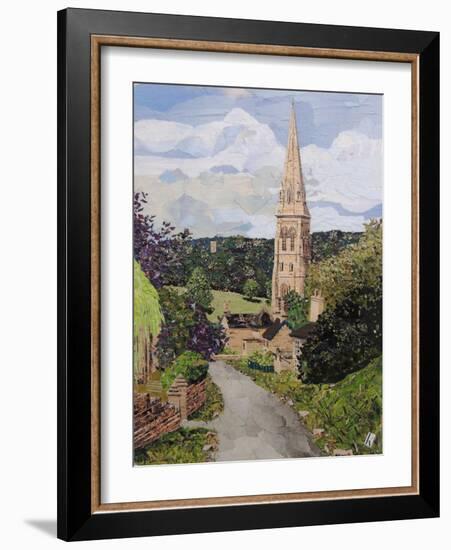 Edensor Village-Kirstie Adamson-Framed Giclee Print