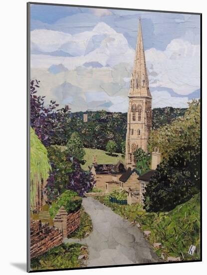 Edensor Village-Kirstie Adamson-Mounted Giclee Print