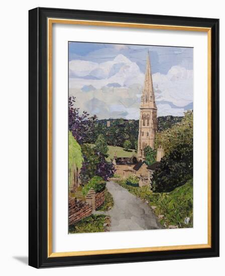 Edensor Village-Kirstie Adamson-Framed Giclee Print