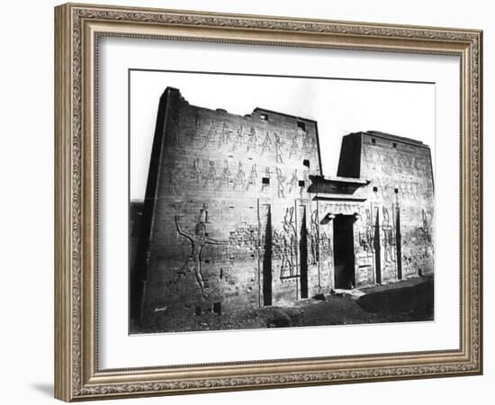 Edfu, Nubia, Egypt, 1878-Felix Bonfils-Framed Giclee Print