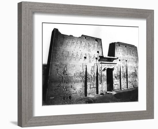 Edfu, Nubia, Egypt, 1878-Felix Bonfils-Framed Giclee Print