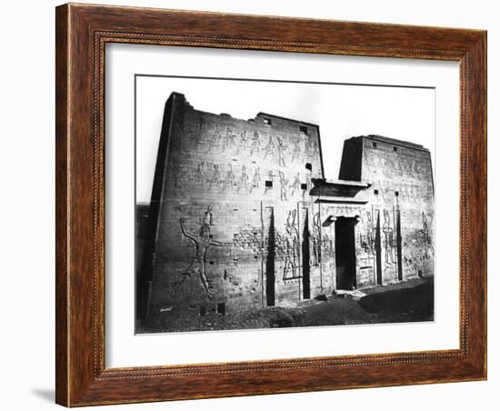 Edfu, Nubia, Egypt, 1878-Felix Bonfils-Framed Giclee Print