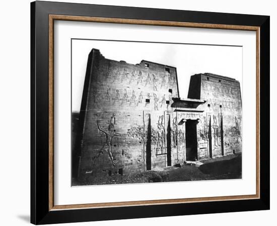 Edfu, Nubia, Egypt, 1878-Felix Bonfils-Framed Giclee Print