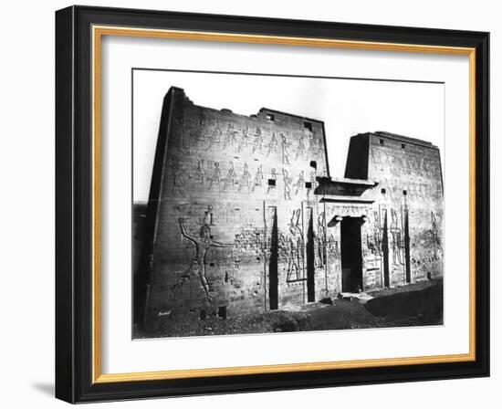 Edfu, Nubia, Egypt, 1878-Felix Bonfils-Framed Giclee Print