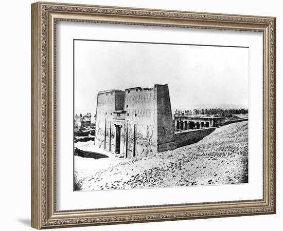 Edfu, Nubia, Egypt, 1887-Henri Bechard-Framed Giclee Print