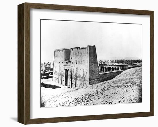 Edfu, Nubia, Egypt, 1887-Henri Bechard-Framed Giclee Print