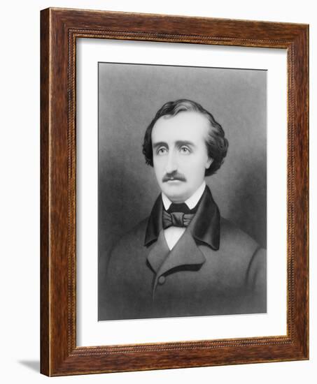 Edgar Allan Poe, 1896-William Sartain-Framed Photographic Print