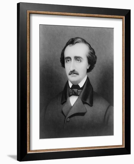 Edgar Allan Poe, American Author-Science Source-Framed Giclee Print