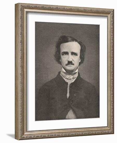 Edgar Allan Poe American Writer-Timothy Cole-Framed Photographic Print