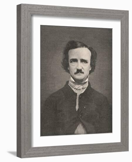 Edgar Allan Poe American Writer-Timothy Cole-Framed Photographic Print