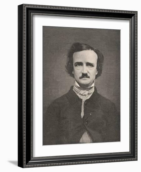 Edgar Allan Poe American Writer-Timothy Cole-Framed Photographic Print