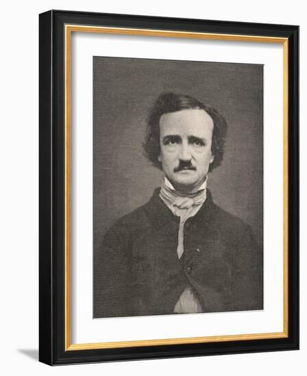 Edgar Allan Poe American Writer-Timothy Cole-Framed Photographic Print