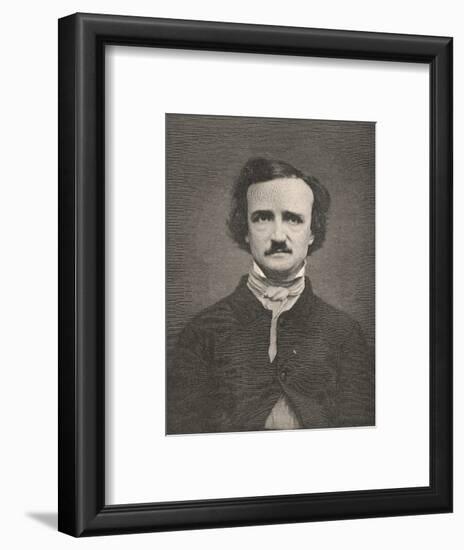 Edgar Allan Poe American Writer-Timothy Cole-Framed Photographic Print