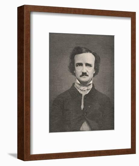 Edgar Allan Poe American Writer-Timothy Cole-Framed Photographic Print