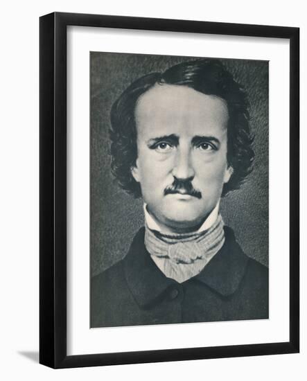 'Edgar Allan Poe', c1840, (1939)-Mathew Brady-Framed Photographic Print