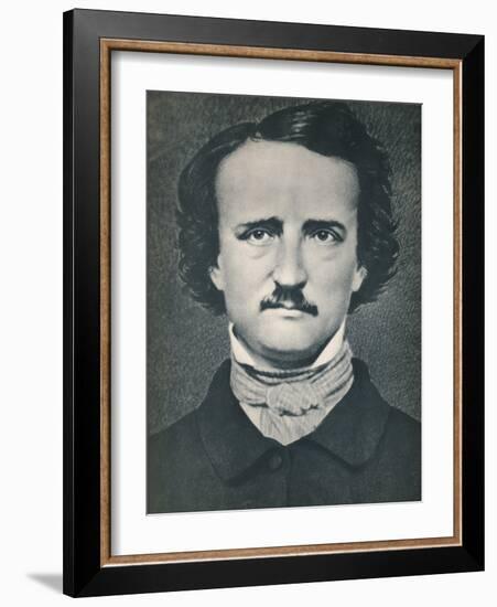 'Edgar Allan Poe', c1840, (1939)-Mathew Brady-Framed Photographic Print