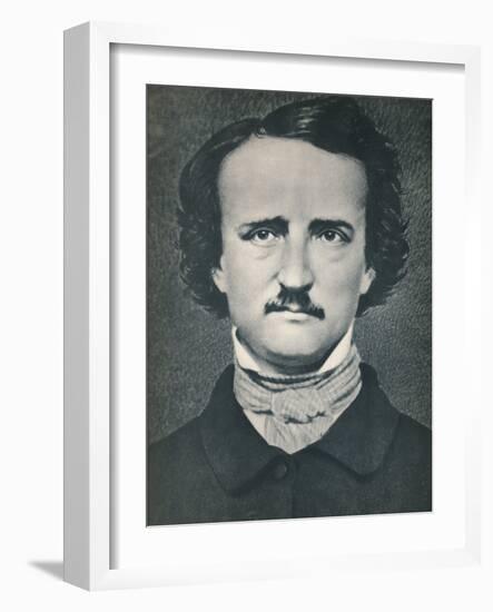 'Edgar Allan Poe', c1840, (1939)-Mathew Brady-Framed Photographic Print