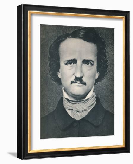 'Edgar Allan Poe', c1840, (1939)-Mathew Brady-Framed Photographic Print