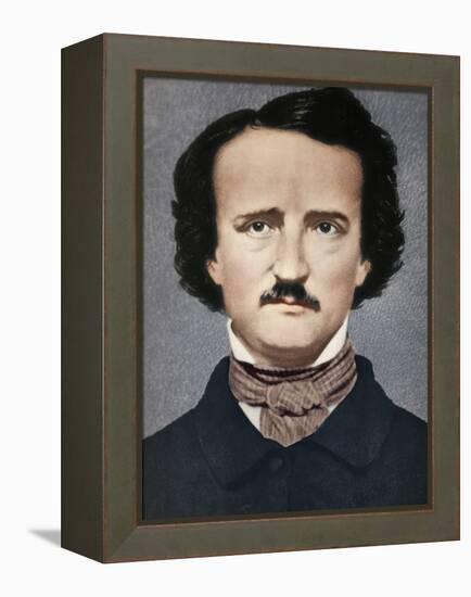 'Edgar Allan Poe', c1840, (1939)-Mathew Brady-Framed Premier Image Canvas