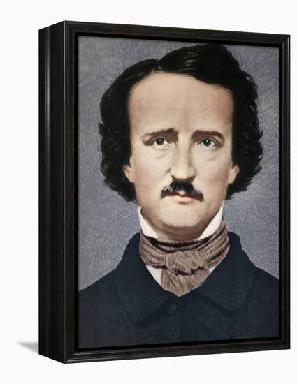 'Edgar Allan Poe', c1840, (1939)-Mathew Brady-Framed Premier Image Canvas