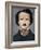 'Edgar Allan Poe', c1840, (1939)-Mathew Brady-Framed Photographic Print