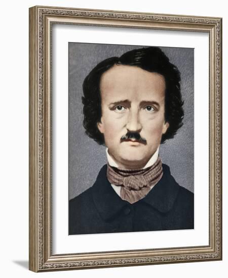 'Edgar Allan Poe', c1840, (1939)-Mathew Brady-Framed Photographic Print