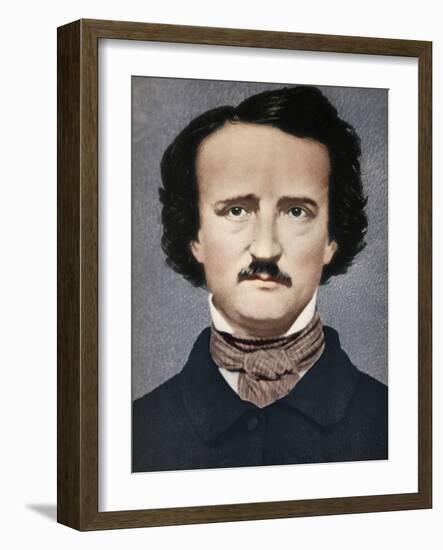 'Edgar Allan Poe', c1840, (1939)-Mathew Brady-Framed Photographic Print