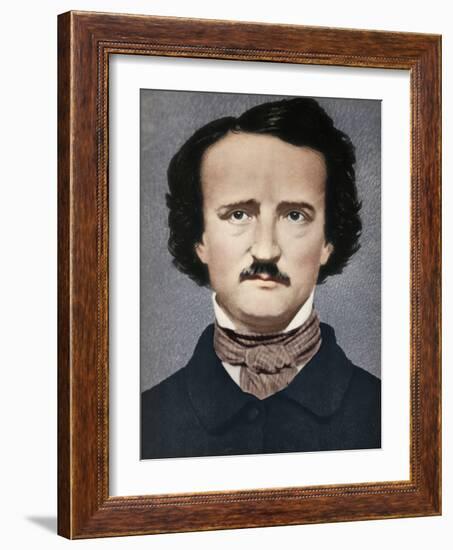 'Edgar Allan Poe', c1840, (1939)-Mathew Brady-Framed Photographic Print