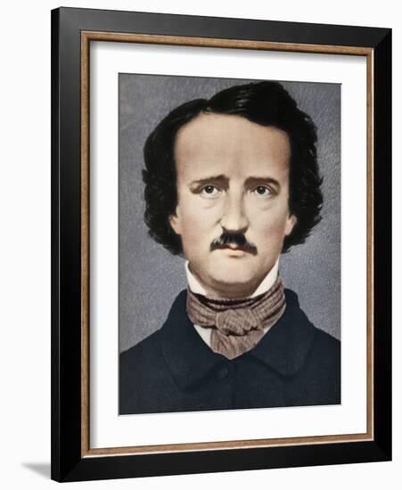 'Edgar Allan Poe', c1840, (1939)-Mathew Brady-Framed Photographic Print