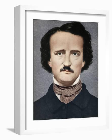 'Edgar Allan Poe', c1840, (1939)-Mathew Brady-Framed Photographic Print