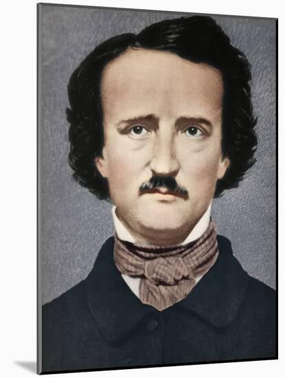 'Edgar Allan Poe', c1840, (1939)-Mathew Brady-Mounted Photographic Print