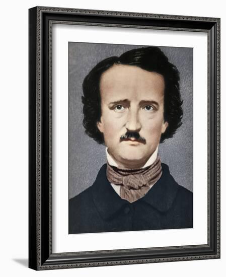 'Edgar Allan Poe', c1840, (1939)-Mathew Brady-Framed Photographic Print