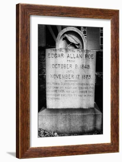 Edgar Allan Poe's Grave, Baltimore, USA-Simon Marsden-Framed Giclee Print