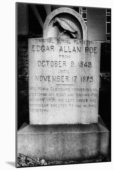 Edgar Allan Poe's Grave, Baltimore, USA-Simon Marsden-Mounted Giclee Print