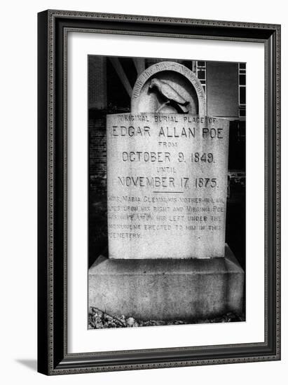 Edgar Allan Poe's Grave, Baltimore, USA-Simon Marsden-Framed Giclee Print