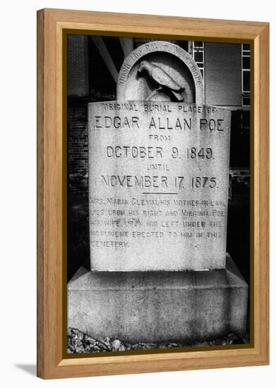 Edgar Allan Poe's Grave, Baltimore, USA-Simon Marsden-Framed Premier Image Canvas