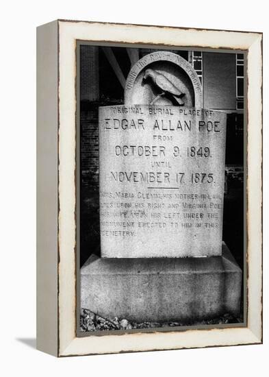 Edgar Allan Poe's Grave, Baltimore, USA-Simon Marsden-Framed Premier Image Canvas