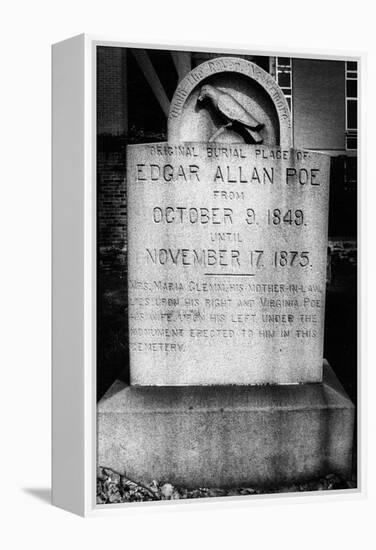 Edgar Allan Poe's Grave, Baltimore, USA-Simon Marsden-Framed Premier Image Canvas