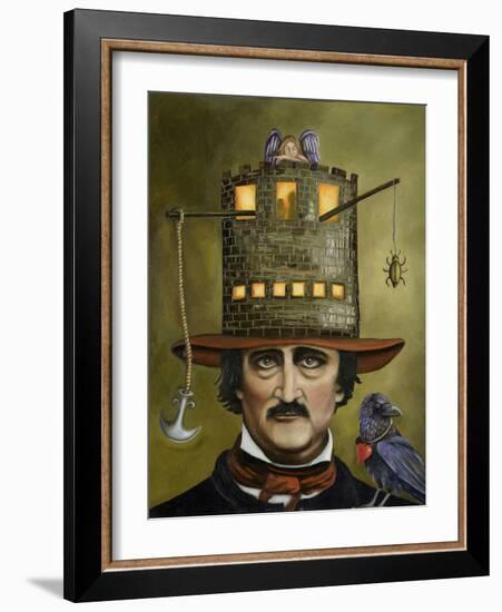 Edgar Allan Poe-Leah Saulnier-Framed Giclee Print