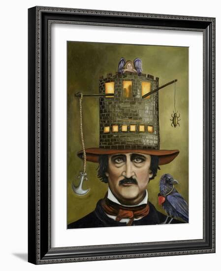 Edgar Allan Poe-Leah Saulnier-Framed Giclee Print