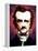 Edgar Allan Poe-Enrico Varrasso-Framed Stretched Canvas